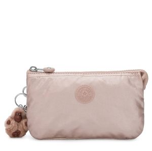 Kipling Creativity Large Nylon Pouch Metallic NEW